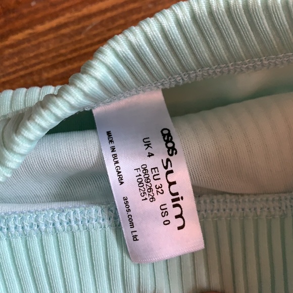 ASOS 2 pc. Bikini high waisted swimsuit 0 - Picture 4 of 6